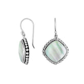 AE-6203-MOP Sterling Silver Earring With Mother Of Pearl Jewelry Bali Designs Inc